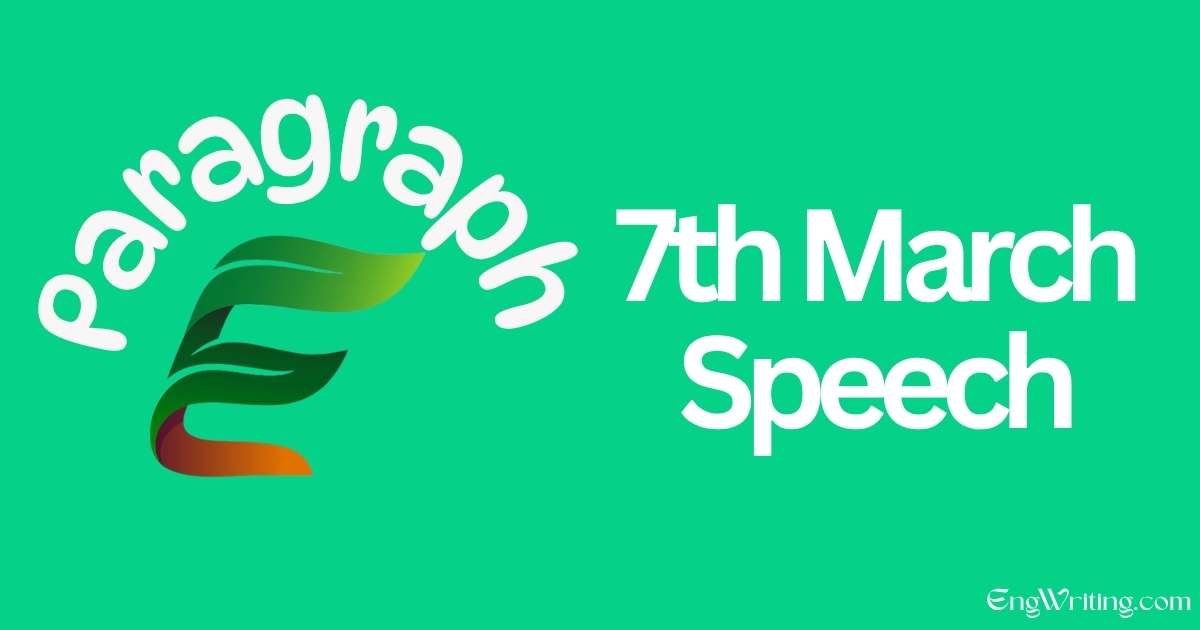 7th March Speech