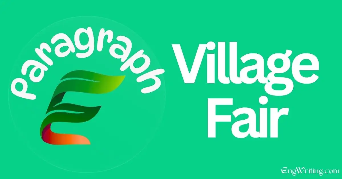 A Village Fair Paragraph