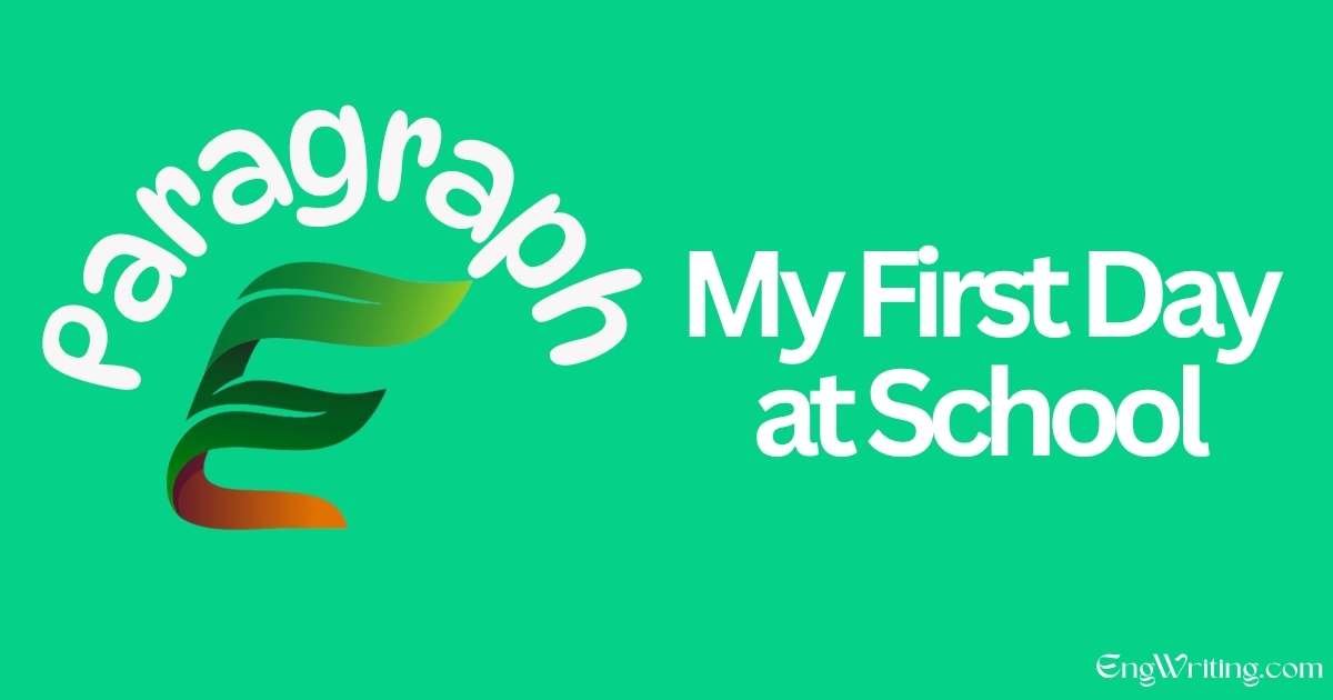 My First Day at School